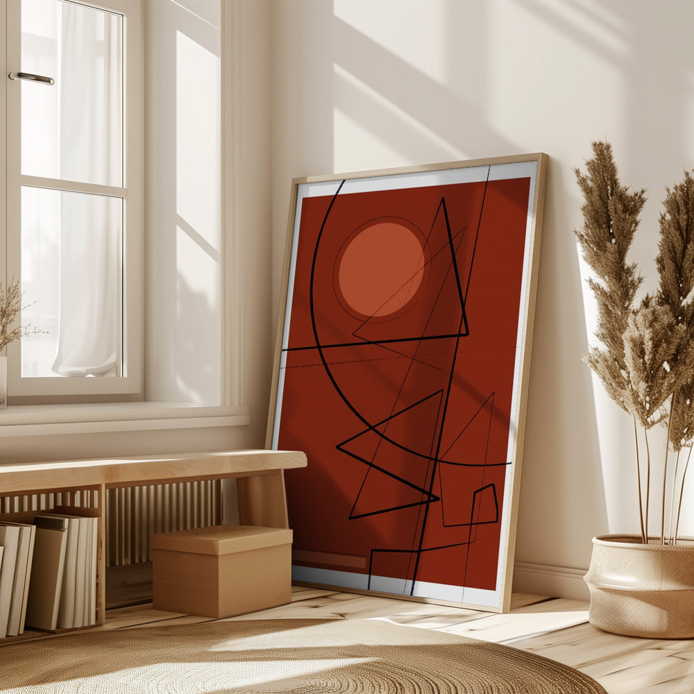 Angular lines No 21 Poster